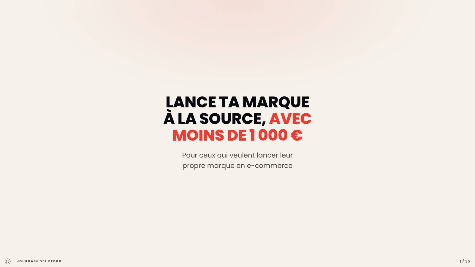 Aperçu de la présentation du webinaire